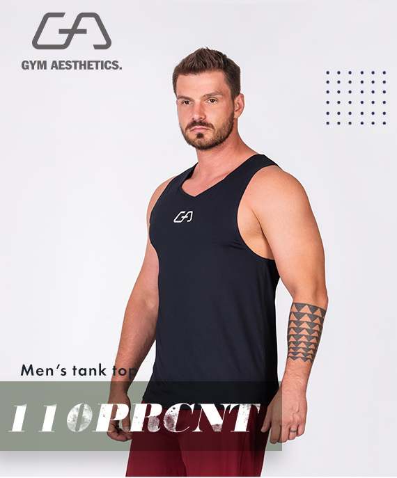 Essential Gym Tank Tops for Men in Black | Gym Aesthetics