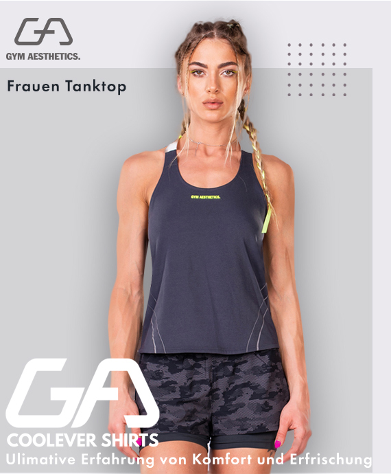 Aktivkleidung Cotton Touch Tank Top Y-Back für Damen in Weiß | Gym Aesthetics