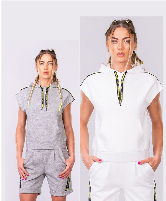 Athleisure Trendy Hoodie for Women in Black | Gym Aesthetics