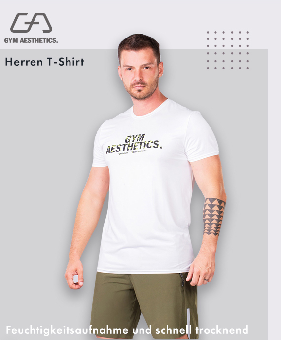 Wesentlich Loose-Fit T-Shirt für Herren in Aqua | Gym Aesthetics