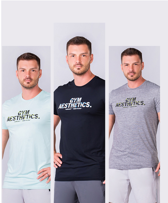 Wesentlich Loose-Fit T-Shirt für Herren in Aqua | Gym Aesthetics