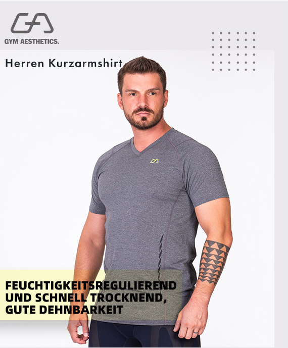Wesentlich Leicht Loose-Fit T-Shirt für Herren in Blau | Gym Aesthetics