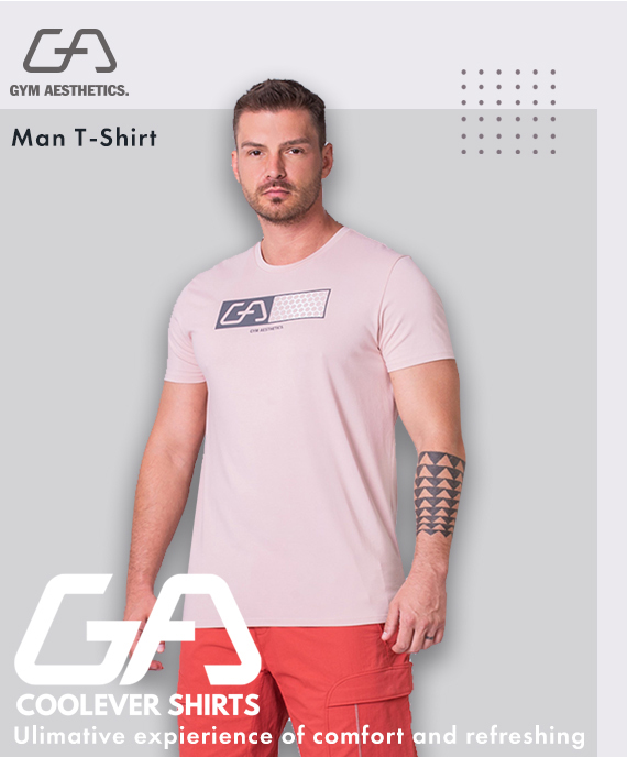 Essential Cotton Touch Loose-Fit T-Shirt for Men in White | Gym Aesthetics