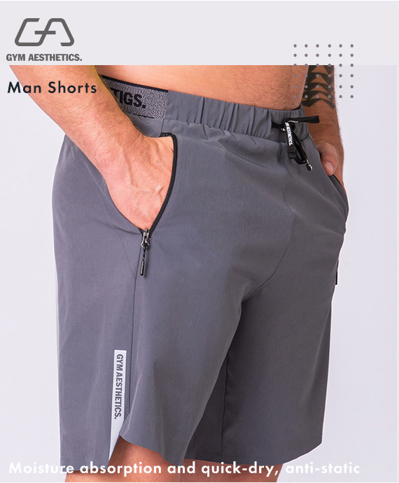 Essential 9 inch Shorts for Men in Black | Gym Aesthetics