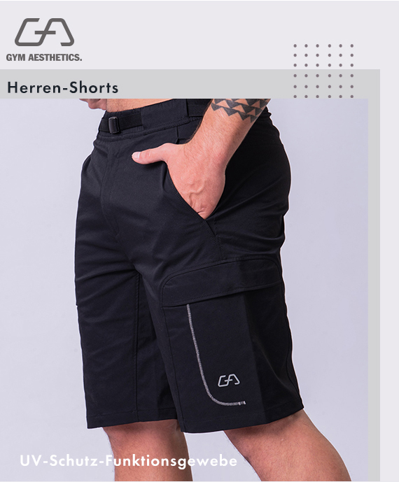 Funktion Cargo 9 inch Shorts für Herren in Olive | Gym Aesthetics
