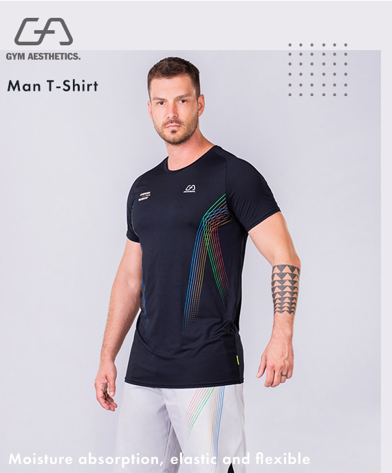 Essential Warrior Loose-Fit T-Shirt for Men in Black | Gym Aesthetics