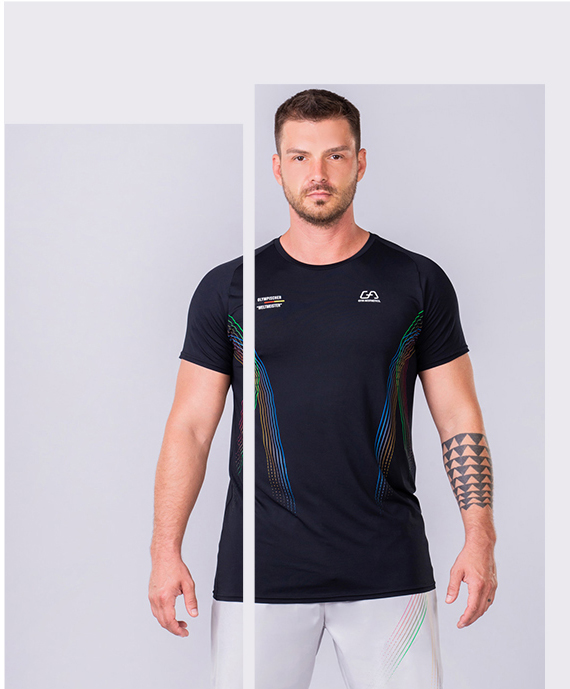 Essential Warrior Loose-Fit T-Shirt for Men in Black | Gym Aesthetics