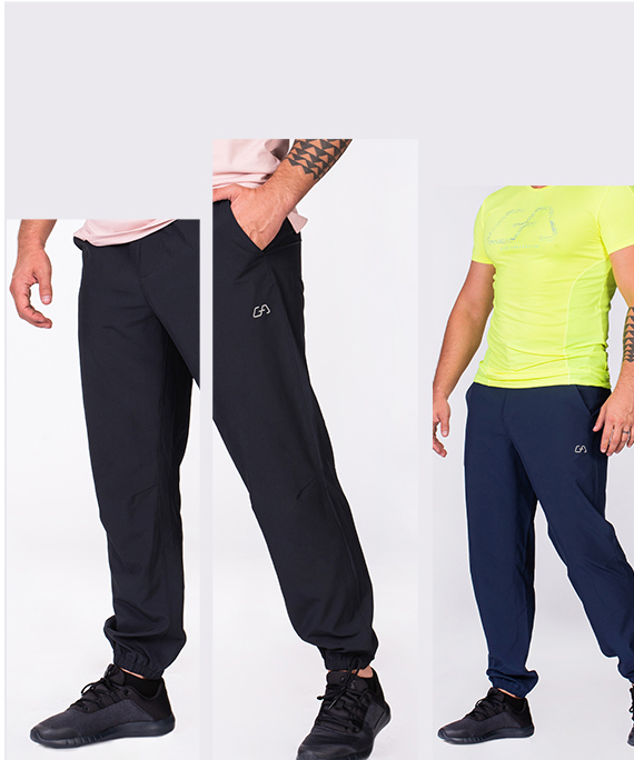 Functional Ergonomics Straight pants for Men in Navy | Gym Aesthetics