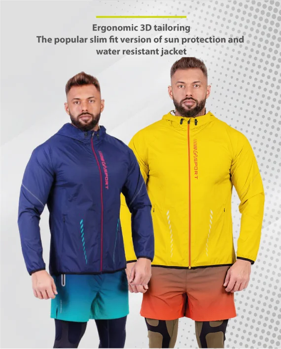 Training packable warm up Jacket for Men in Black | Gym Aesthetics