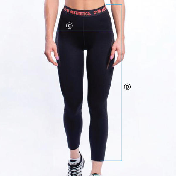 Gym Aesthetics Size Chart Women