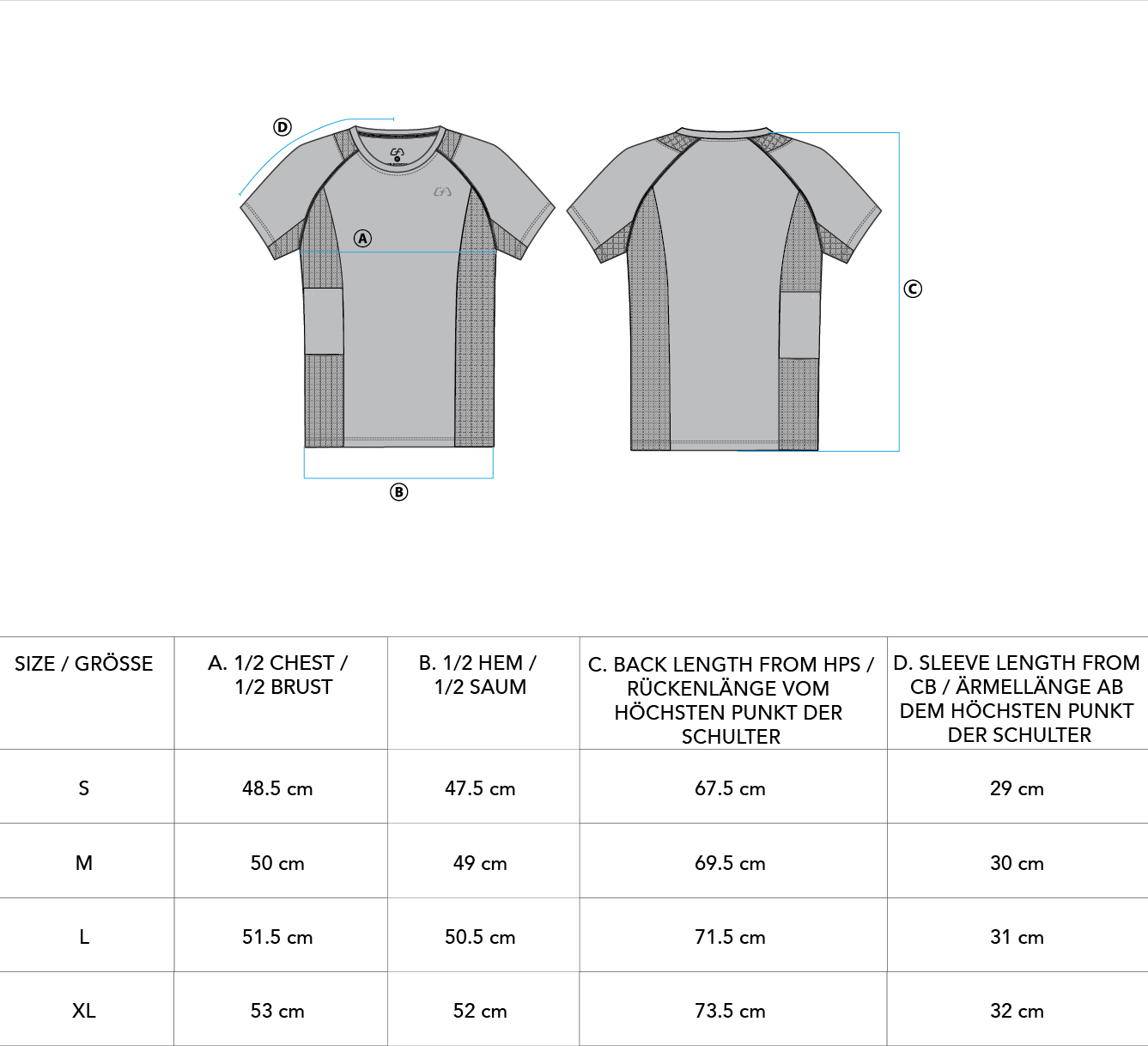 Essential Packable Loose-Fit T-Shirt for Men - size chart | Gym Aesthetics