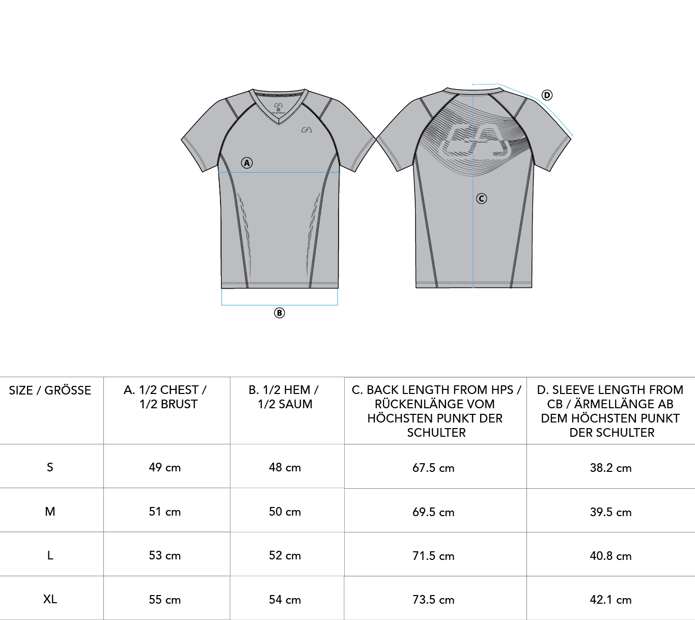 Essential Light Weight Loose-Fit T-Shirt for Men - size chart | Gym Aesthetics