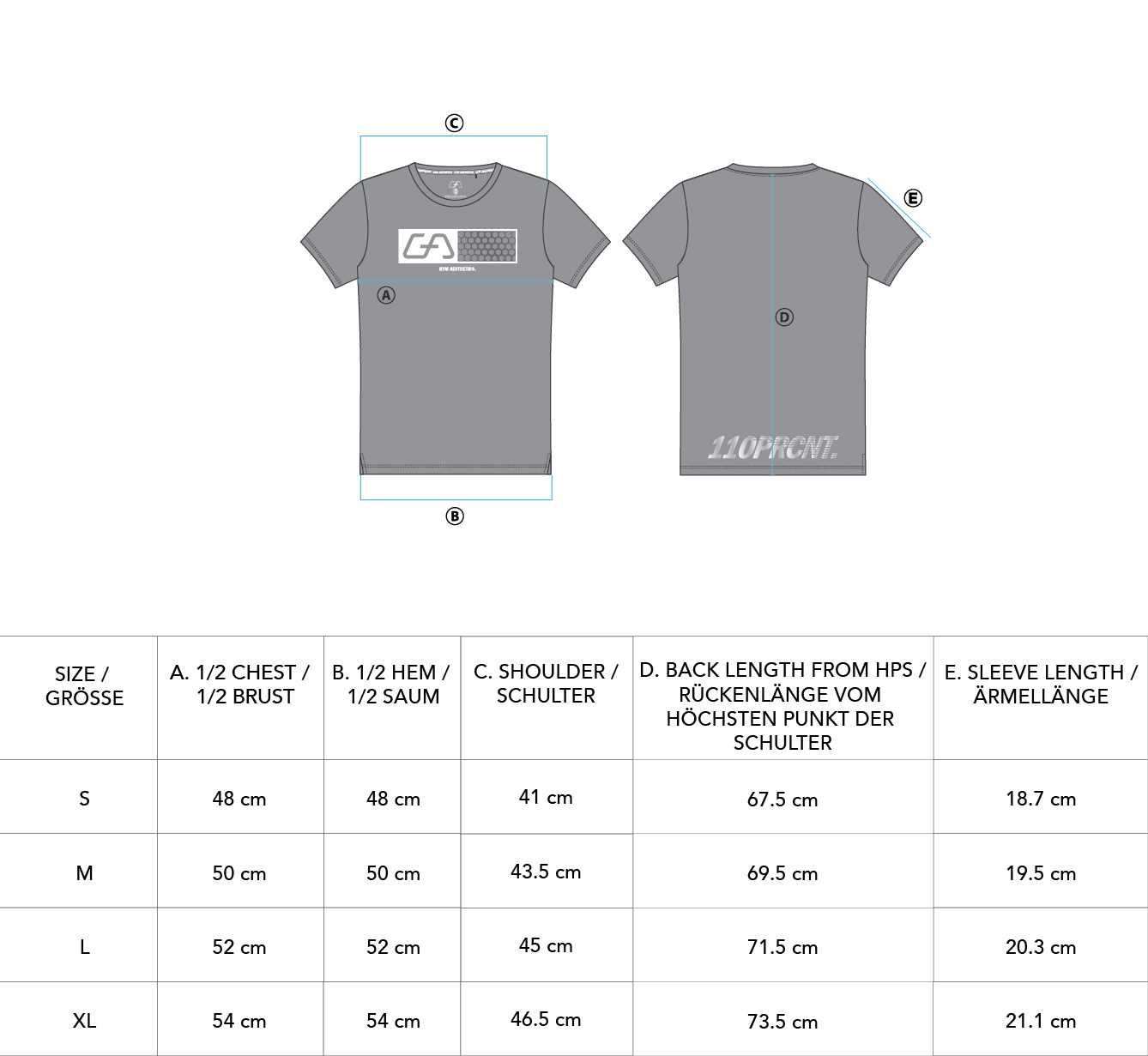 Essential Coolever Cotton Touch Loose-Fit T-Shirt for Men - size chart | Gym Aesthetics